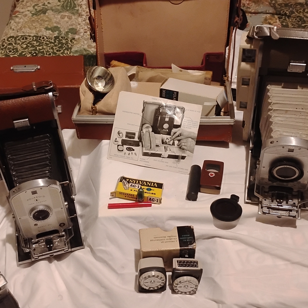 Vintage Camera Set with Accessories